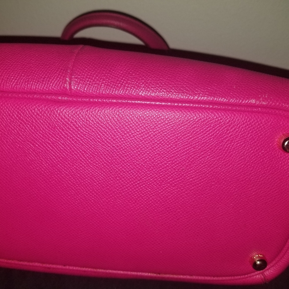 Coach Bright Pink Dome Handbag - Picture 11 of 11